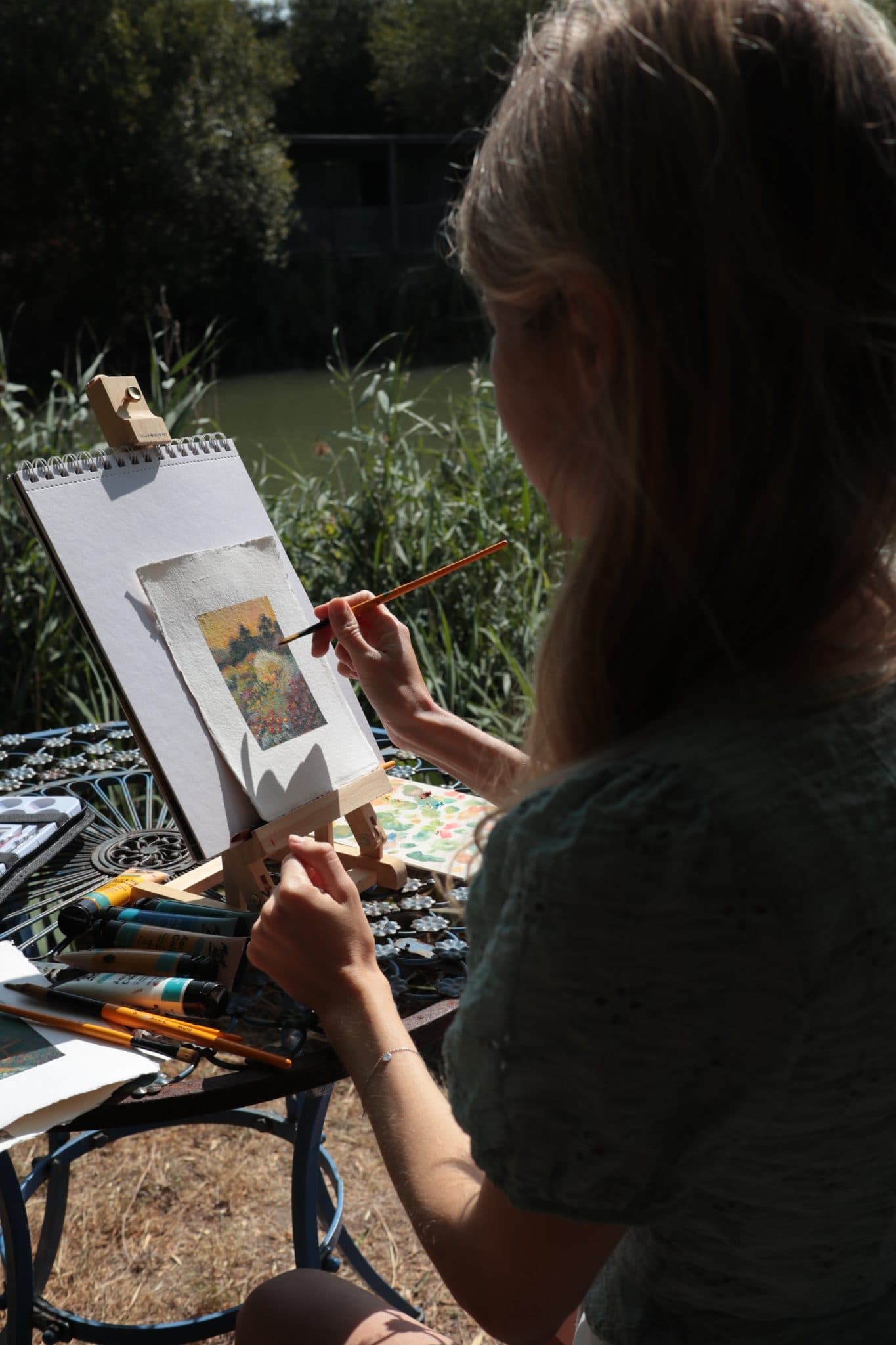Painting wet-in-wet